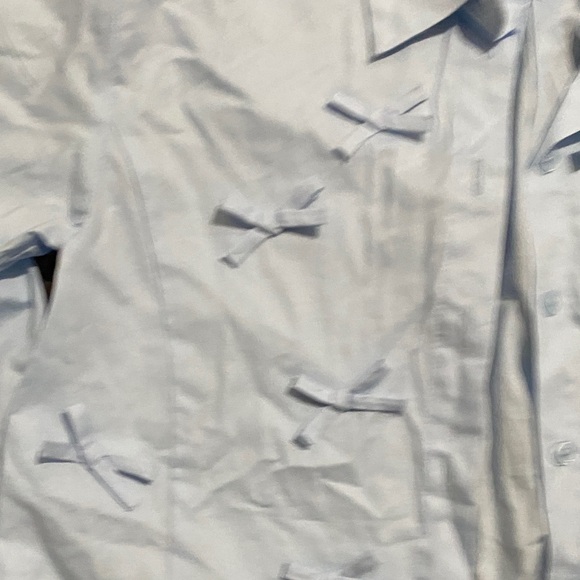 Wild Fable Light Blue Bow-Accent Crop Top - Picture 4 of 4